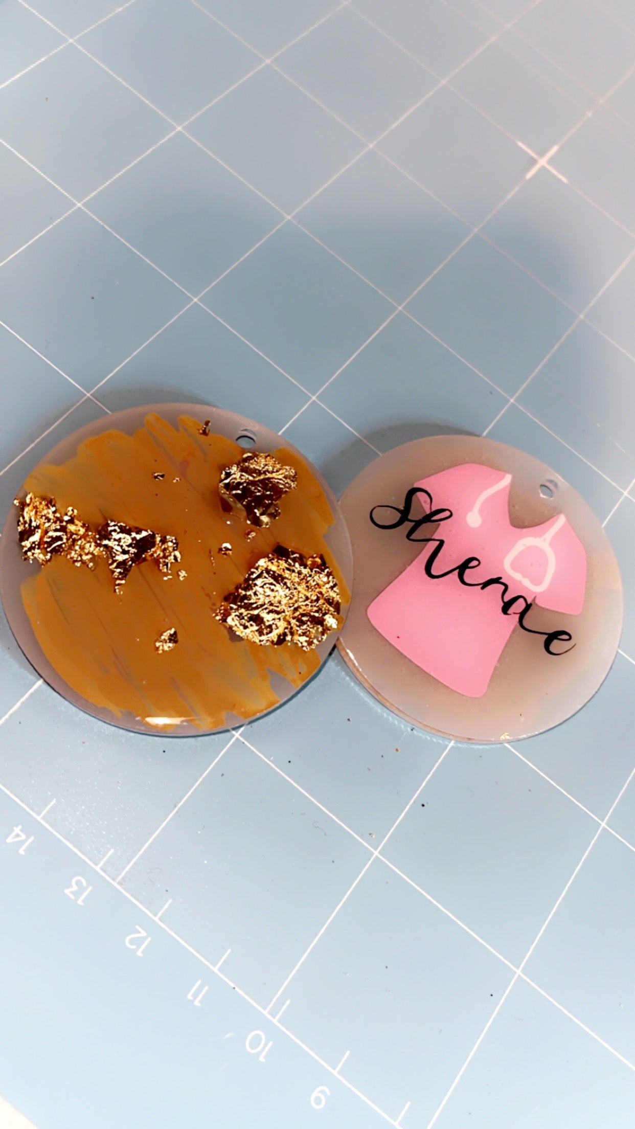 Badge Accessory Keychain