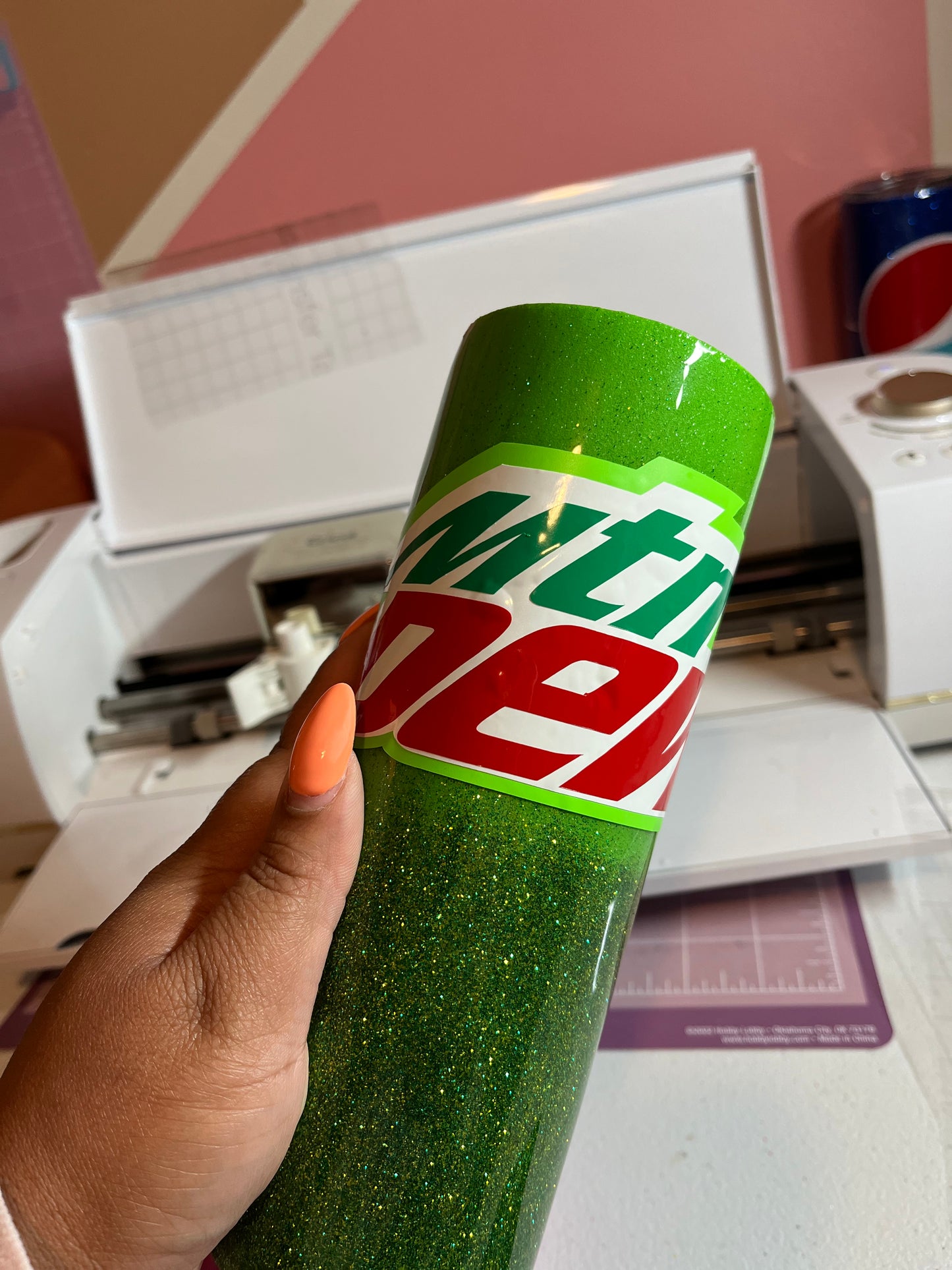Customized Mt. Dew Tumbler